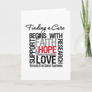 Carte Trouver un remède pour le cancer du cerveau