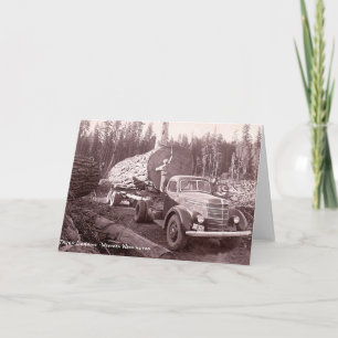 Carte Truck Logging in Western Washington, 1940