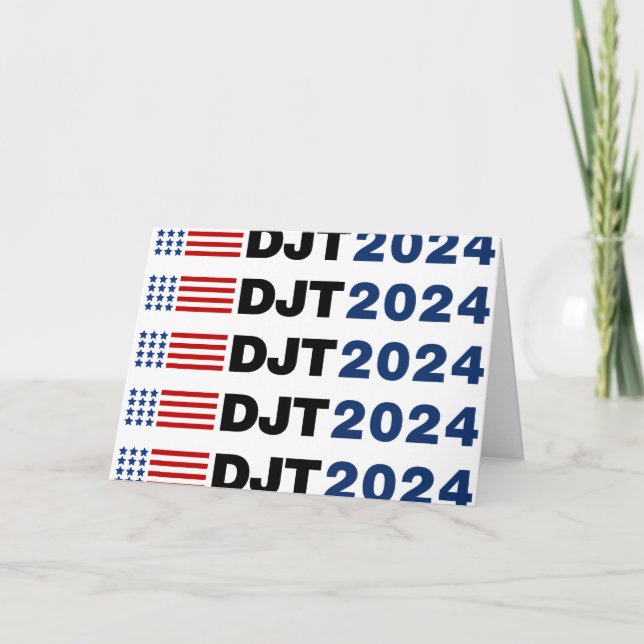 Carte Trump 2024 DJT (Devant)