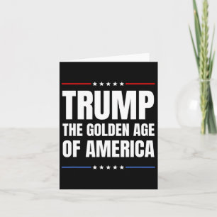 Carte Trump 2024 L'Âge D'Or Des États-Unis