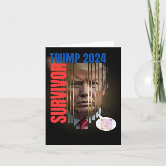 Carte Trump 2024 Le survivant (Devant)