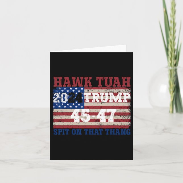 Carte Trump 2024, Parodie De L'Élection De Thang (Devant)