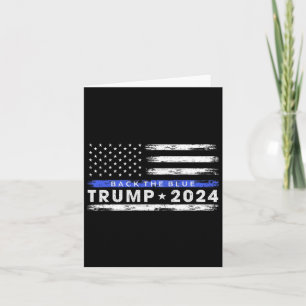 Carte Trump 2024 Retour La Ligne Bleue Légère Bleue Amér