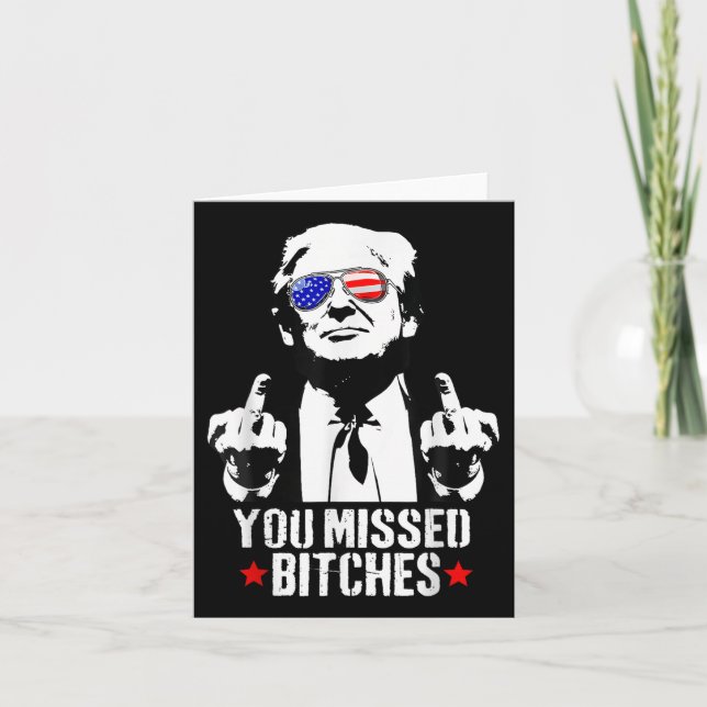 Carte Trump 2024 _ Vous L'Avez Manqué (Devant)