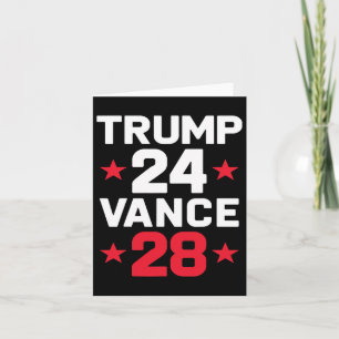 Carte Trump 24 Vance 28 2024 Donald Trump J.d. Vance 202