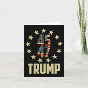 Carte Trump 45 47 Mega Potus