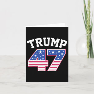 Carte Trump 47 Le Président Élève L'Inauguration De L'Am