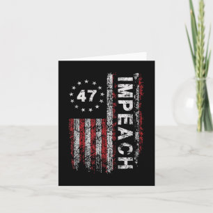 Carte Trump 47 Trump 47e président américain Drapeau