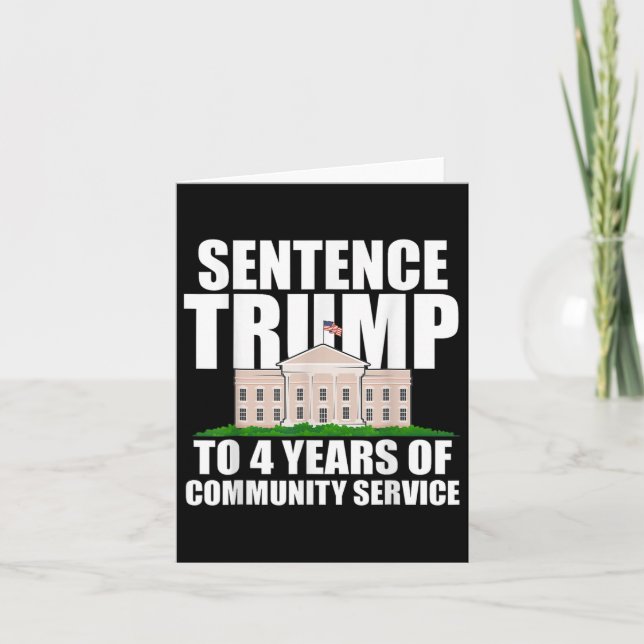 Carte Trump À 4 Ans De Service Communautaire 2 (Devant)