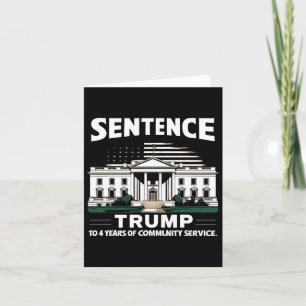 Carte Trump À 4 Ans De Service Communautaire Pro Trump 1