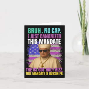 Carte Trump A Éclairé Trump Comme Pape Républicain De L'