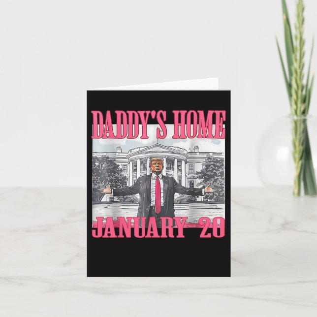 Carte Trump à la maison de papa (Devant)
