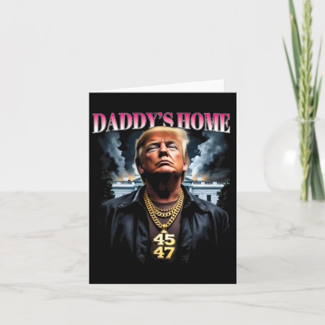 Carte Trump à la maison de papa (Devant)