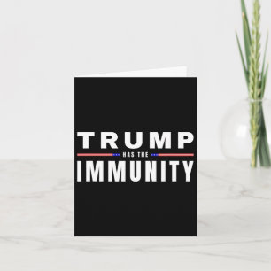 Carte Trump a l'immunité Usa année électorale Maga Tee 