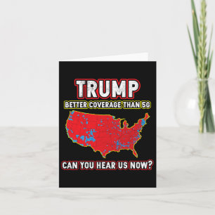 Carte Trump a obtenu une meilleure couverture Vous enten