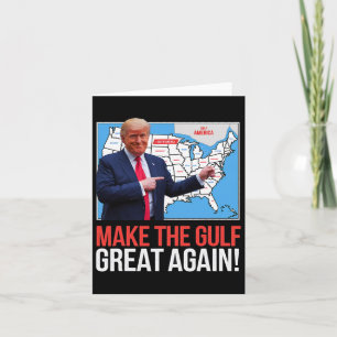 Carte Trump Amérique du Golfe du Mexique Président Trump