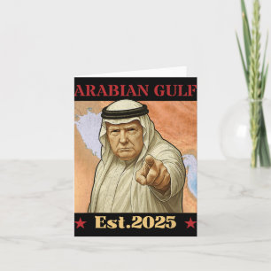 Carte Trump Arabian Gulf 2025 - Drôle Trump Gulf Of Arab