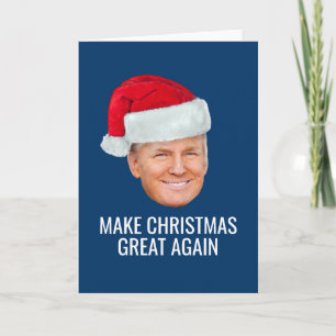 Carte Trump avec Santa Hat - Rendre Noël magnifique