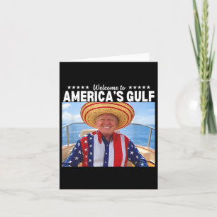 Carte Trump Bienvenue dans le Golfe des États-Unis 2