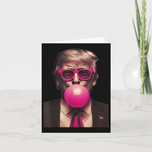 Carte Trump Buble Gum Pink 2 (Devant)