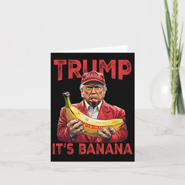 Carte Trump, c'est de la banane pour l'échelle (Devant)