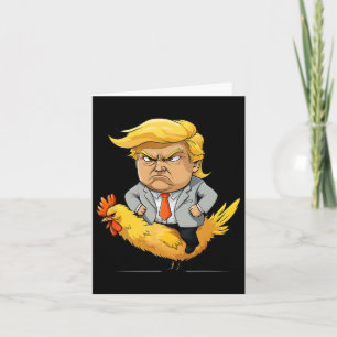 Carte Trump Chicken Jockey Satire - Humour politique amu