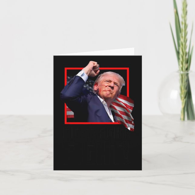 Carte Trump combat les combattants partisans américains (Devant)
