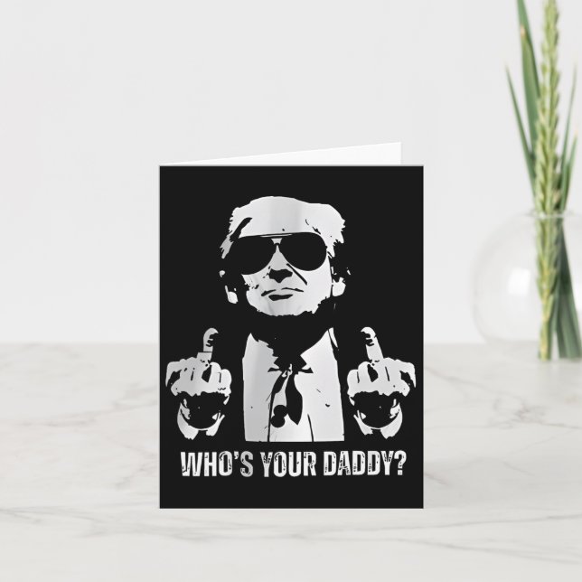 Carte Trump Daddy Shirt (Devant)