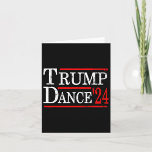 Carte Trump Dance 2024 Trump Vance Funny Poli Républicai