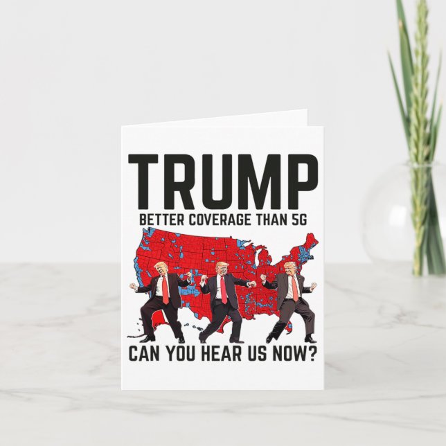 Carte Trump Dance Meilleure Couverture Que 5g Pouvez-Vou (Devant)