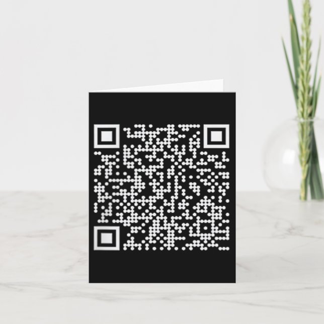 Carte Trump Dance Qr drôle Président Trump Code de danse (Devant)