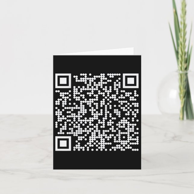 Carte Trump Dance Qr Funny President Dance Code (retour) (Devant)