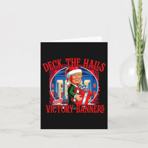 Carte Trump Deck Les Halls Avec Des Bannières De Victoir