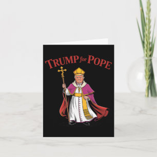 Carte Trump drôle pour la répub de la papauté catholique