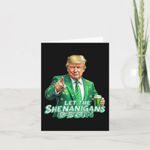 Carte Trump Drôle Que Les Shenanigans Commencent À St pa