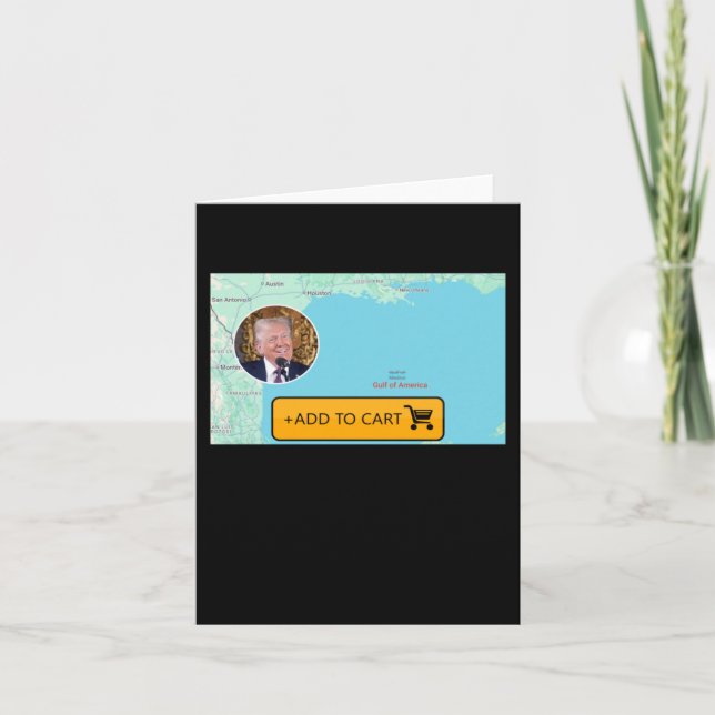 Carte Trump Du Golfe De L'Amérique (Devant)
