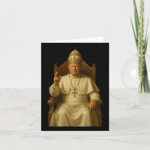 Carte Trump en pape de l'Eglise du Vatican Trump