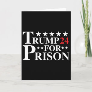 Carte Trump en prison 4 juillet jour de l'indépendance A