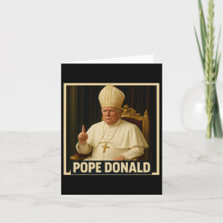Carte Trump en tant qu'Eglise du Vatican Pape Trump drôl
