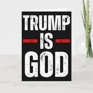 Carte Trump est Dieu Drôle Trump est Dieu 