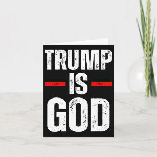 Carte Trump est Dieu Drôle Trump est Dieu
