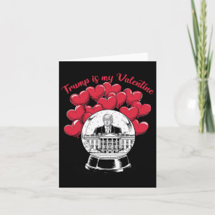 Carte Trump Est Mon Valentin Drôle Trump Coquette Arc he