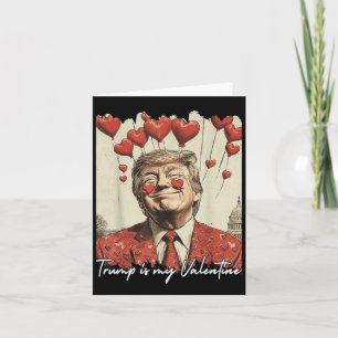 Carte Trump Est Mon Valentin Drôle Trump Saint-Valentin 