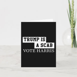 Carte Trump Est Un Scab Vote Harris