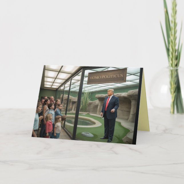 Carte Trump Exhibit Greeting Card (Devant)