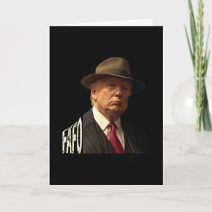 Carte Trump Fafo Design Uni-adultes Noir Humoristique Mo