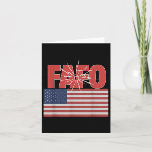 Carte Trump Fafo, Drôle Fafo Trump American Flag