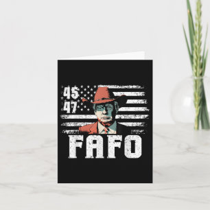 Carte Trump Fafo Us Drapeau Drôle Drôle Trump 4 juillet