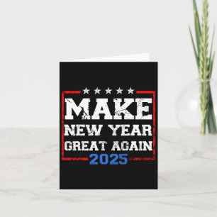 Carte Trump Fait à Nouveau Grande Année 2025 Célébration