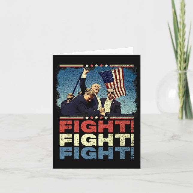 Carte Trump Fight Fight Fight (Devant)